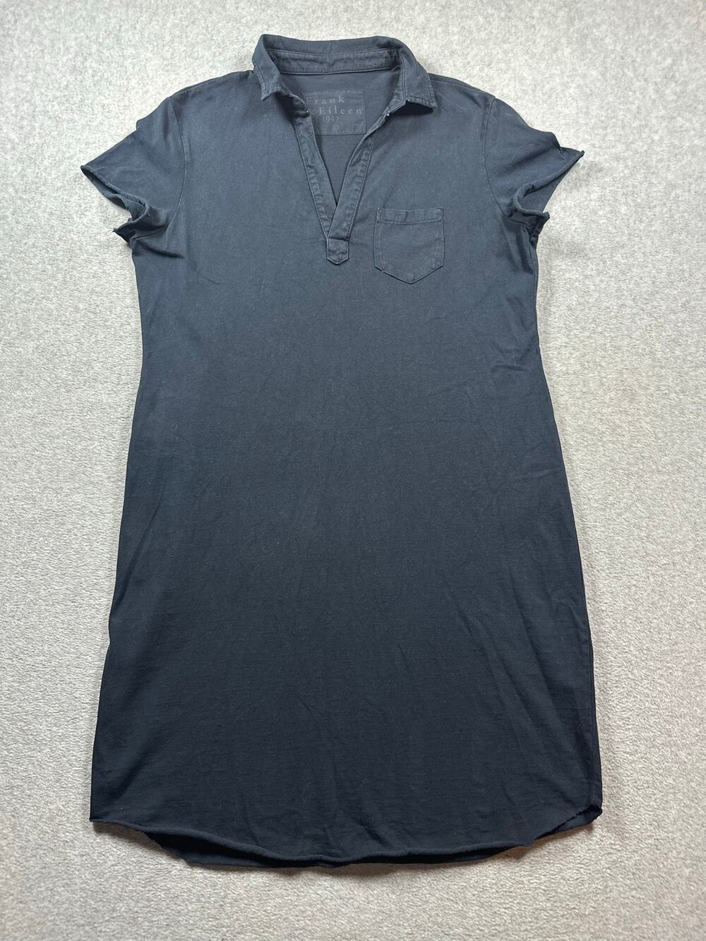 Frank & Eileen Lauren Polo Dress Women's Large Casual V-Neck Short Sleeve